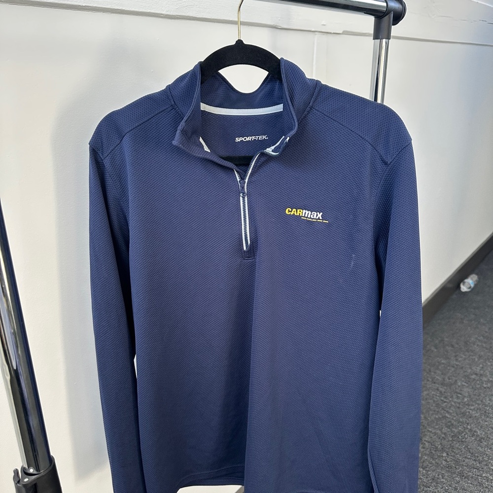 Sport-Tek Carmax Navy Quarter-Zip Pullover